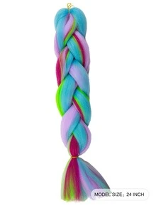 Trenza de pelo sintético multicolor largo - Multicolor - Ver 2