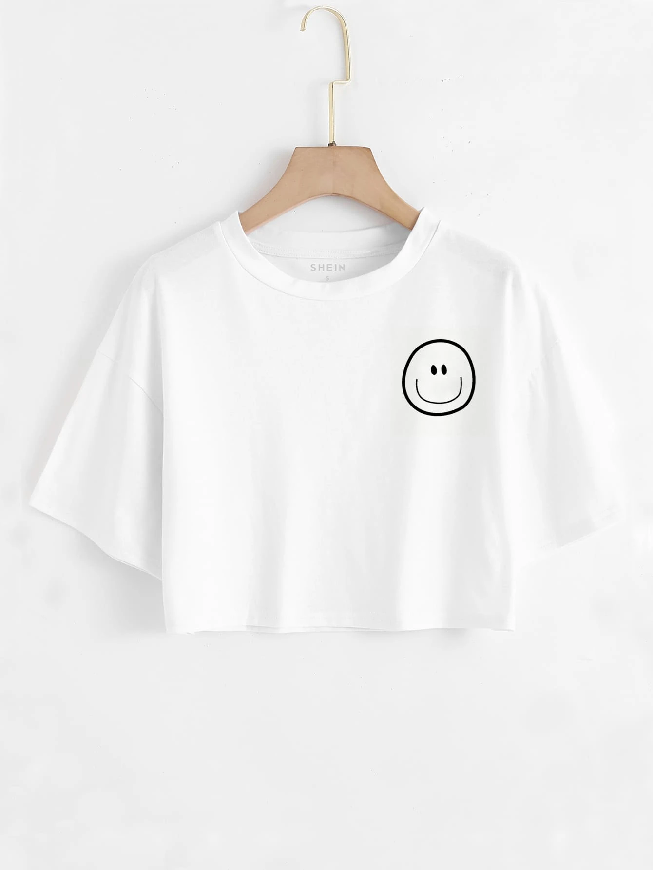 INAWLY Camiseta gráfica de hombros caídos con diseño de dibujos animados para mujeres - Blanco - Ver 1
