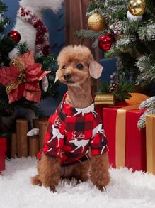 Giáng sinh Elk in Áo khoác cho thú cưng - Nhiều màu - Xem 2