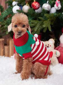 Jersey de mascota con estampado de rayas - Multicolor - Ver 6