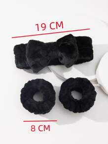 3 cái Bộ băng đô tắm rắn - màu đen - Xem 5