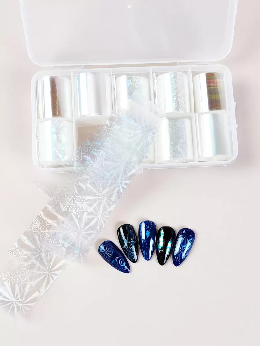 10卷鐳射美甲轉印箔