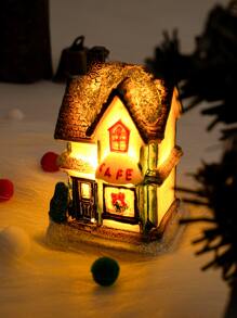 1pc House Shaped Decoration Light - Yellow - View 4