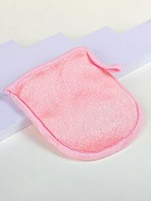 1pc Reusable & Washable Makeup Remover Puff - Pink - View 4