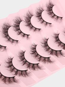 Himirell 7pairs Volumized False Eyelashes Strip Lashes, Lashes, Eyelashes, Fake Lashes - Black - View 6