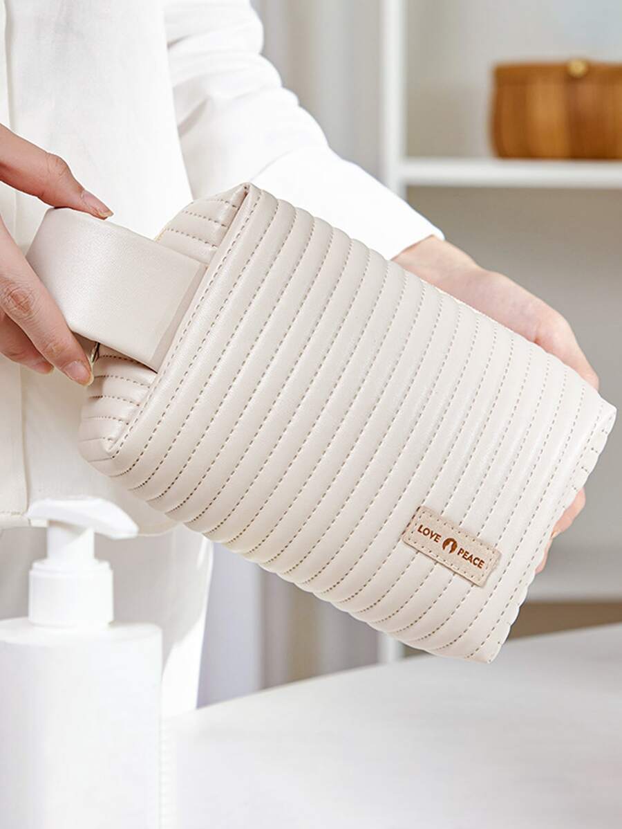 1入組便攜洗漱包 - 米色 - 查看 1