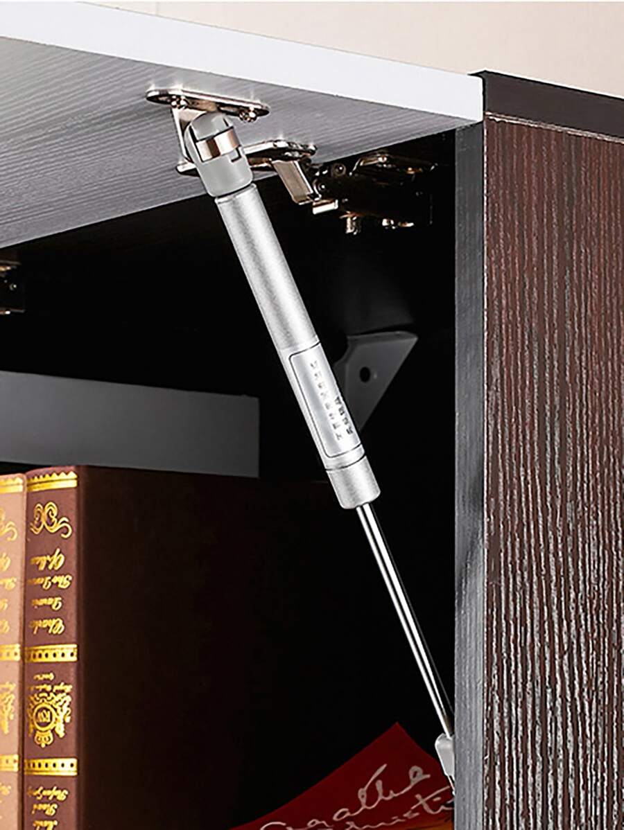 1件鋅合金+鐵+塑膠上翻門支撐桿液壓桿氣壓桿櫥櫃阻尼器榻榻米梳妝台吊櫃氣撐緩衝