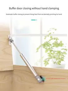 1件鋅合金+鐵+塑膠上翻門支撐桿液壓桿氣壓桿櫥櫃阻尼器榻榻米梳妝台吊櫃氣撐緩衝 - 銀色 - 查看 6