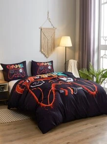 遊戲手柄圖案被套套裝不附帶內芯 - 彩色 - 查看 5