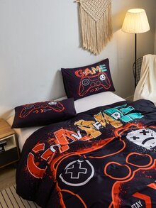 遊戲手柄圖案被套套裝不附帶內芯 - 彩色 - 查看 7