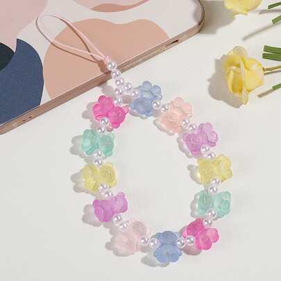 1pc Beaded Phone Lanyard