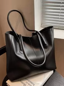 Túi Tote Đeo Vai Có Túi Bên Trong Cho Nữ Tuổi Teen, Sinh Viên Đại Học, Tân Binh & Nhân Viên Văn Phòng Hoàn Hảo Cho Văn Phòng, Công Việc, Kinh Doanh, Đi Làm Túi Làm Việc Tốt Nhất Cho Phụ Nữ, Túi Nữ Phong Cách Tối Giản, Sức Chứa Lớn, Nhẹ, Di Động, Thường Ngày Trong Công Sở, Thích Hợp Cho Nữ Tuổi Teen, Sinh Viên Đại Học, Tân Binh & Nhân Viên Văn Phòng, Hoàn Hảo Cho Trở Lại Trường Học, Cao Đẳng, Trung Học Cơ Sở, Trung Học Phổ Thông, Công Việc, Kinh Doanh, Đi Làm, Túi Làm Việc Hợp Thời Trang Cho Phụ Nữ, Lý Tưởng Cho Sự Thanh Lịch Hàng Ngày & Những Dịp Đặc Biệt - màu đen - Xem 1