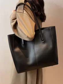 Túi Tote Đeo Vai Có Túi Bên Trong Cho Nữ Tuổi Teen, Sinh Viên Đại Học, Tân Binh & Nhân Viên Văn Phòng Hoàn Hảo Cho Văn Phòng, Công Việc, Kinh Doanh, Đi Làm Túi Làm Việc Tốt Nhất Cho Phụ Nữ, Túi Nữ Phong Cách Tối Giản, Sức Chứa Lớn, Nhẹ, Di Động, Thường Ngày Trong Công Sở, Thích Hợp Cho Nữ Tuổi Teen, Sinh Viên Đại Học, Tân Binh & Nhân Viên Văn Phòng, Hoàn Hảo Cho Trở Lại Trường Học, Cao Đẳng, Trung Học Cơ Sở, Trung Học Phổ Thông, Công Việc, Kinh Doanh, Đi Làm, Túi Làm Việc Hợp Thời Trang Cho Phụ Nữ, Lý Tưởng Cho Sự Thanh Lịch Hàng Ngày & Những Dịp Đặc Biệt - màu đen - Xem 5