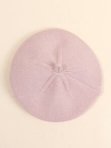 小女童花朵裝飾貝雷帽