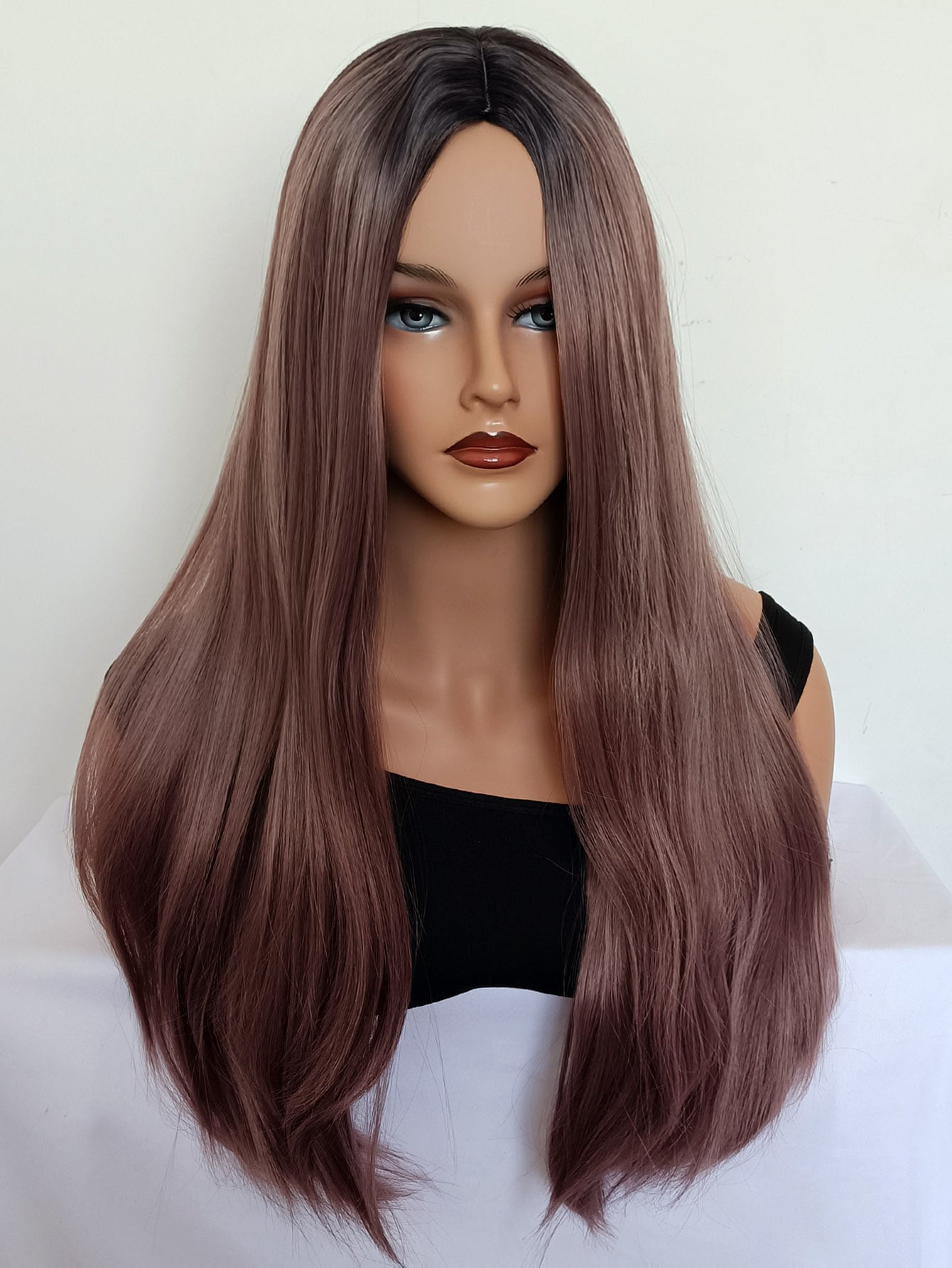 Miniatura 5 de Peluca sintética largo recto Multicolor