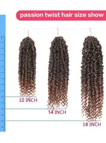 中等合成髮辮 - 棕色 - 查看 5