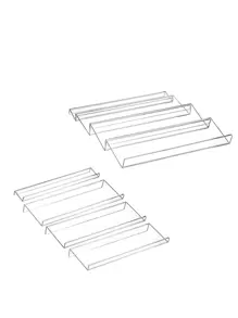 4 Layer Spice Drawer Organizer Adjustable Acrylic Spice Jars Rack Tray Expandable Seasoning Organizer Cabinet Kitchen Shelves,Kitchen,Christmas Gift,School Supplies