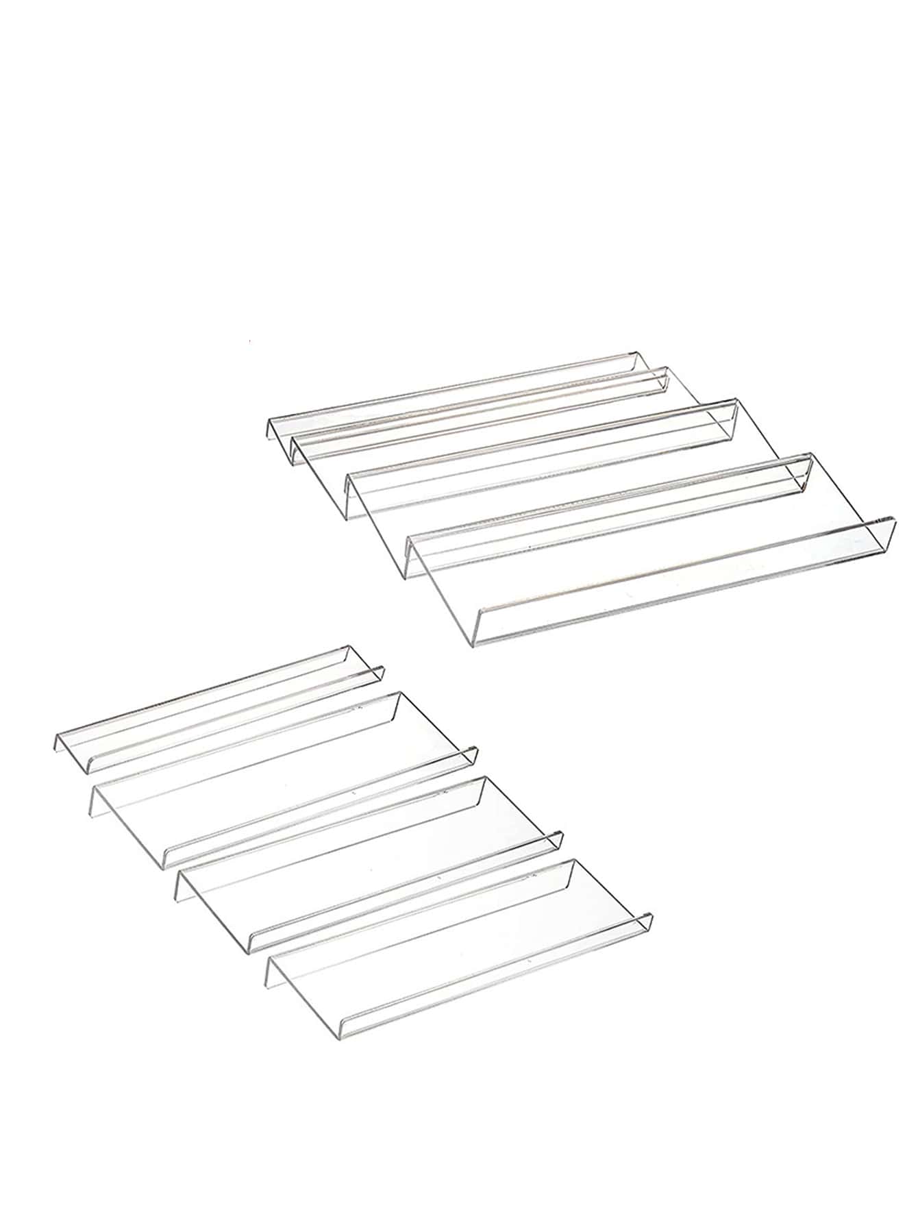 4 Layer Spice Drawer Organizer Adjustable Acrylic Spice Jars Rack Tray