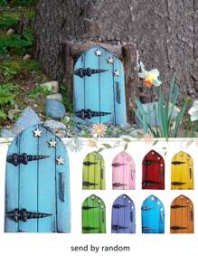 1 Pack Mini Call Door Patio Tree Decorations - Multicolor - View 5