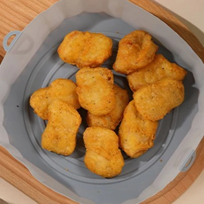 1入組素色空氣炸鍋矽膠鍋