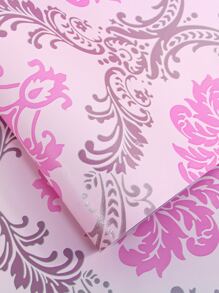 1pc Flower Vine Pattern Wall Paper - Multicolor - View 1