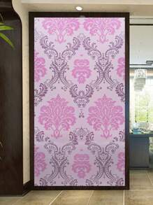 1pc Flower Vine Pattern Wall Paper - Multicolor - View 3