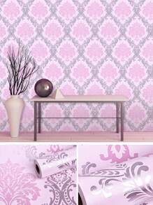 1pc Flower Vine Pattern Wall Paper - Multicolor - View 7