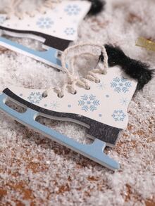 1pc Ice Skates Design Hanging Decoration - Multicolor - View 2