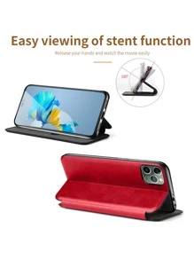 Magnetic Phone Case - Red - View 3