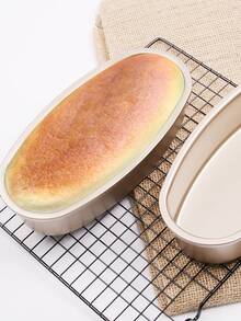 1pc Carbon Steel Cake Pan - Gold - View 5
