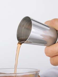 1pc Stainless Steel Ounce Cup - Silver - View 2