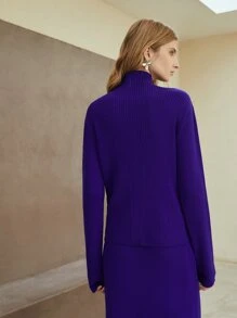 MOTF PREMIUM 100% WOOL RIBBED SWEATER