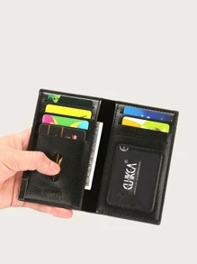 CUIKCA Men Letter Graphic Small Wallet Slim Lightweight Portable Cash Money ID Card Credit Card Bifold Slot Coin Pocket Short Wallet Small Pouch Small Purse Pocket Wallet For Birthday Gift Gift Anniversary On Valentine Day Men Male Lightweight Portable Credit Card ID Card White-Collar Workers For Male Holiday For Anniversary For Birthday Gift Coin Pouch Small Wallet For Men Slim Wallet