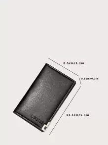 CUIKCA Men Letter Graphic Small Wallet Slim Lightweight Portable Cash Money ID Card Credit Card Bifold Slot Coin Pocket Short Wallet Small Pouch Small Purse Pocket Wallet For Birthday Gift Gift Anniversary On Valentine Day Men Male Lightweight Portable Credit Card ID Card White-Collar Workers For Male Holiday For Anniversary For Birthday Gift Coin Pouch Small Wallet For Men Slim Wallet