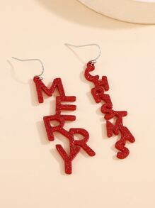 Bông tai lủng lẳng - Đỏ - Xem 7