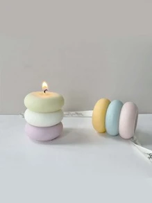 Khuôn silicon tự làm hình học 1pc - trắng - Xem 2