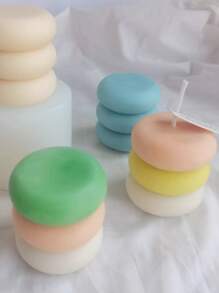 Khuôn silicon tự làm hình học 1pc - trắng - Xem 3