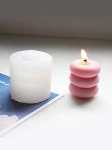 Khuôn silicon tự làm hình học 1pc - trắng - Xem 4