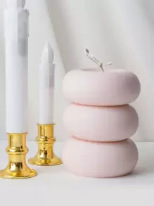 Khuôn silicon tự làm hình học 1pc - trắng - Xem 5