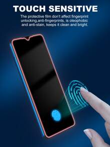 2sheets Luminous Tempered Phone Film Compatible With Samsung