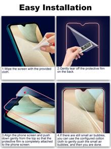 2sheets Luminous Tempered Phone Film Compatible With Samsung