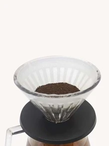 20 piezas Filtro liso café papel - Blanco - Ver 4