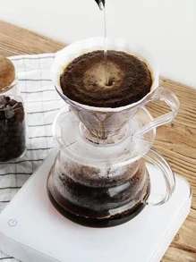 20 piezas Filtro liso café papel - Blanco - Ver 3