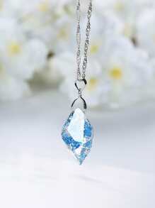 4pcs Plain DIY Silicone Mold, Crystal Pendant Mold For DIY Crafting - White - View 3