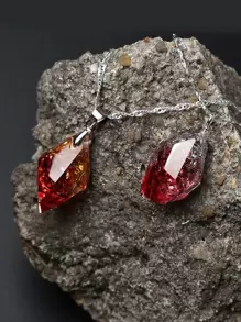 4pcs Plain DIY Silicone Mold, Crystal Pendant Mold For DIY Crafting - White - View 5