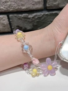 Dây buộc điện thoại 1pc cườm - Nhiều màu - Xem 3