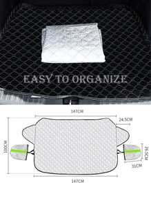 Car Windscreen Frost Cover, Car Sun Shade - Multicolor - View 4