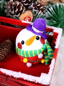 Christmas 1pc Random Santa Claus Design Pet Chew Toy - Multicolor - View 3