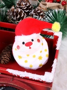 Christmas 1pc Random Santa Claus Design Pet Chew Toy - Multicolor - View 5