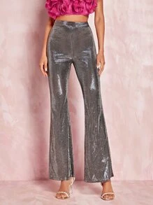 SHEIN BAE Damskie Spodnie Prosty Impreza